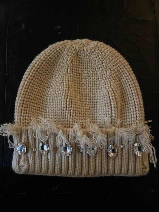 CREAM Diamond Stone Beanie